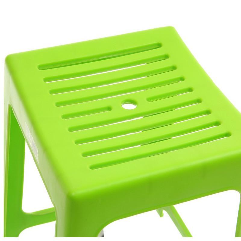 茶花条纹高凳a0838p加厚板凳浴室凳塑料凳子方凳 颜色随机