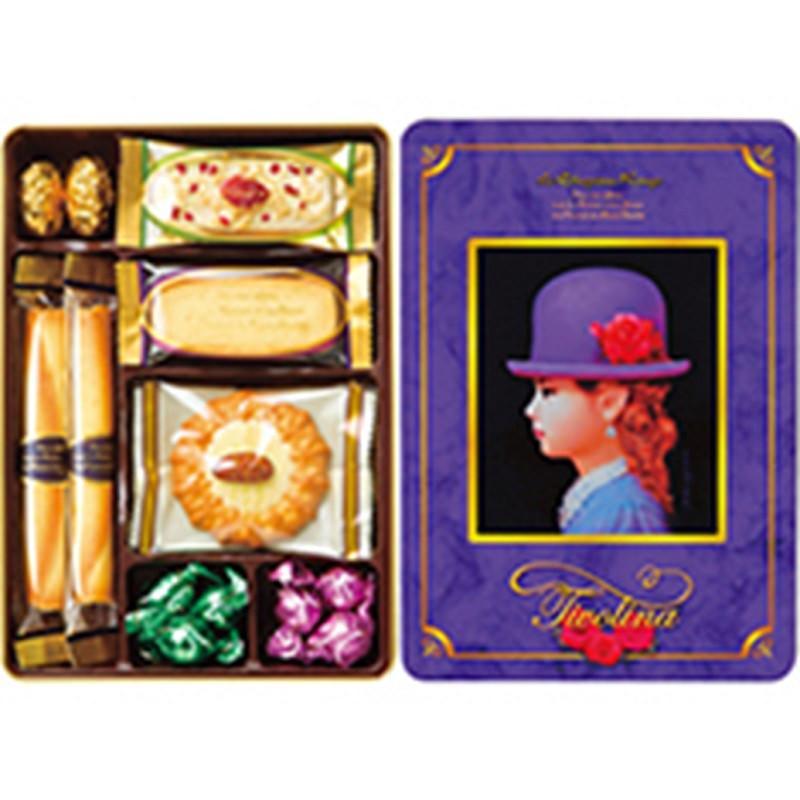 红帽子紫色什锦饼干礼盒95g