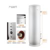 美的（Midea）RSJF-32/R-200/Y-B御泉空气能热水器热泵热水器空气源热水器蓝钻内胆保修6年拉丝银200升