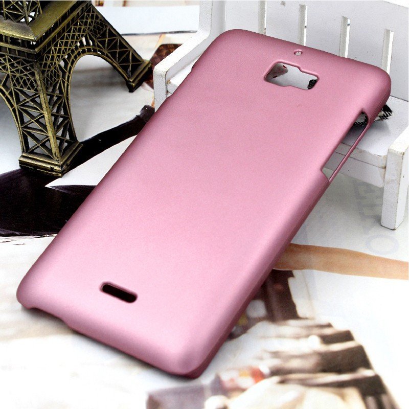 黑柚子(black pomelo) 纤彩磨砂系列 酷派大神f1 磨砂保护壳 紫红色