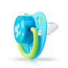 亲亲我(kidsme) 夜光安抚奶嘴 蓝色中号 6个月以上