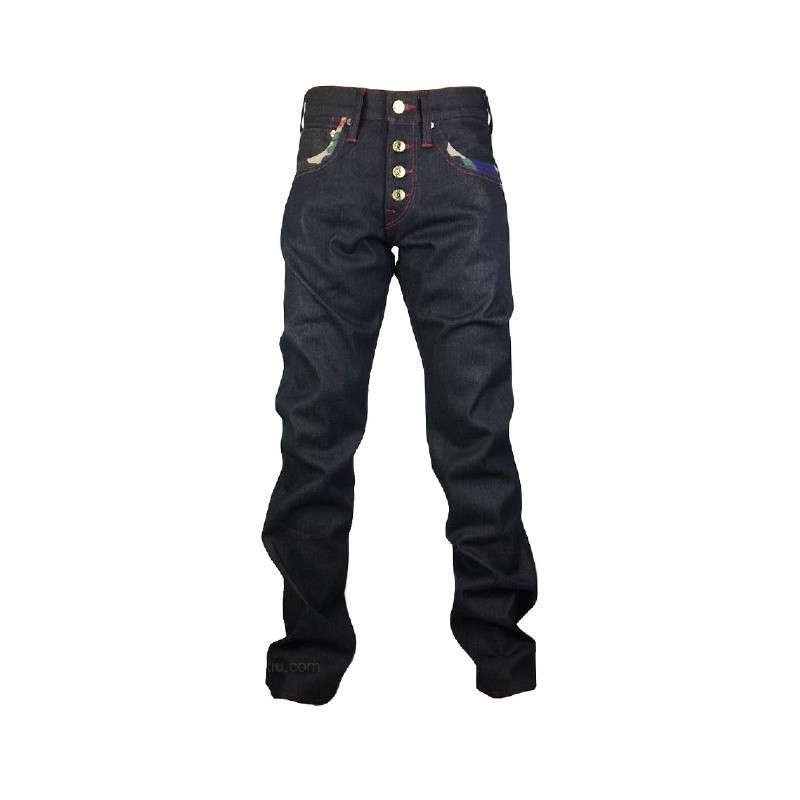 evisu 男士 修脚 低腰 日本限量 牛仔裤 s13whmje8800