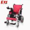 舒适康电动轮椅D3-A 老年人电动/手动轮椅可折叠 自动刹车轻便电动代步车 红色