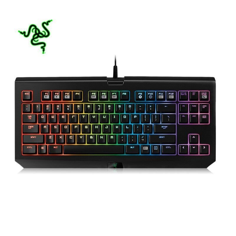 雷蛇（Razer）黑寡妇蜘蛛竞技幻彩版 87键机械键盘