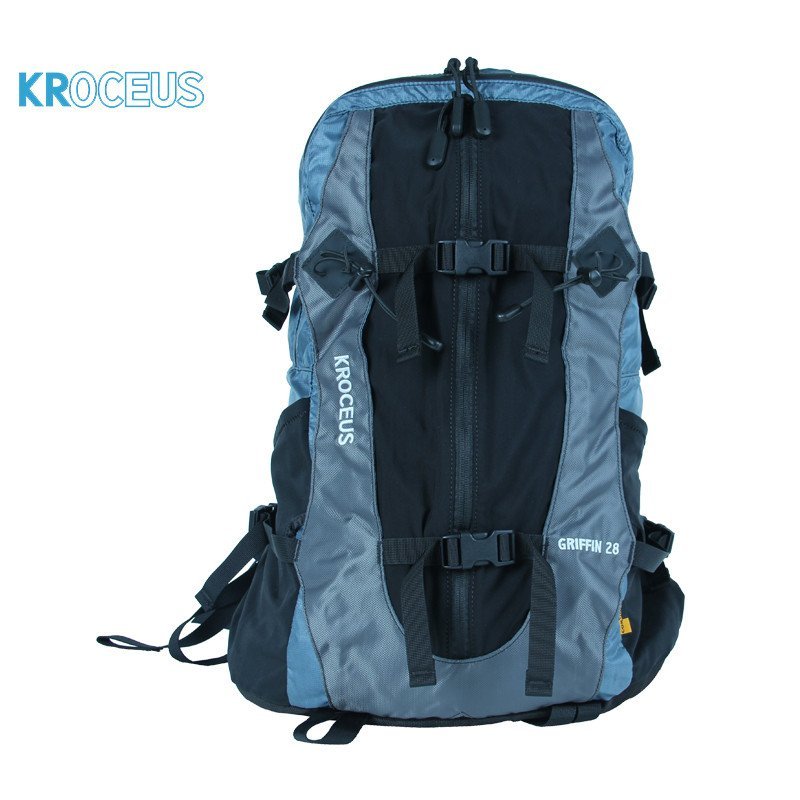 KROCEUS/科诺修思男女28L户外徒步防水登山双肩背包EBGU11B241忧郁蓝