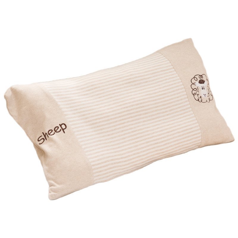 凯芙兰婴幼儿彩棉卡通枕30cm*50cm 彩棉棕色
