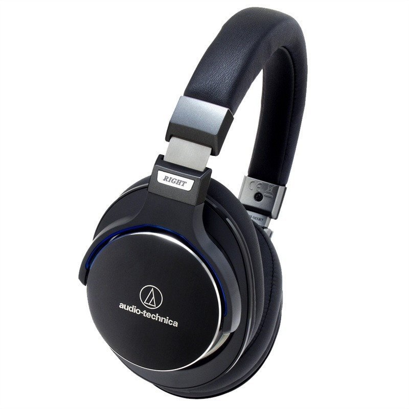 铁三角（Audio-technica）ATH-MSR7 BK 高解析音质便携头戴式耳机 黑色
