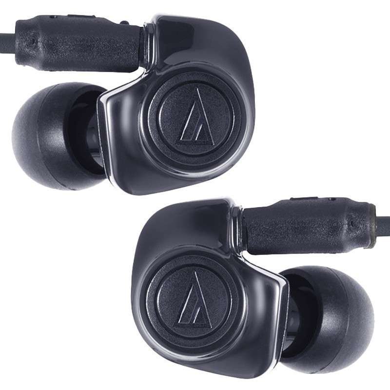 铁三角(audio-technica) ath-im50 bk 双动圈入耳耳机 黑色