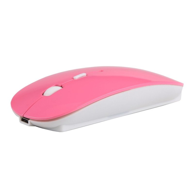 吉选（gesobyte) WM1001 可充电静音无线鼠标 粉红色