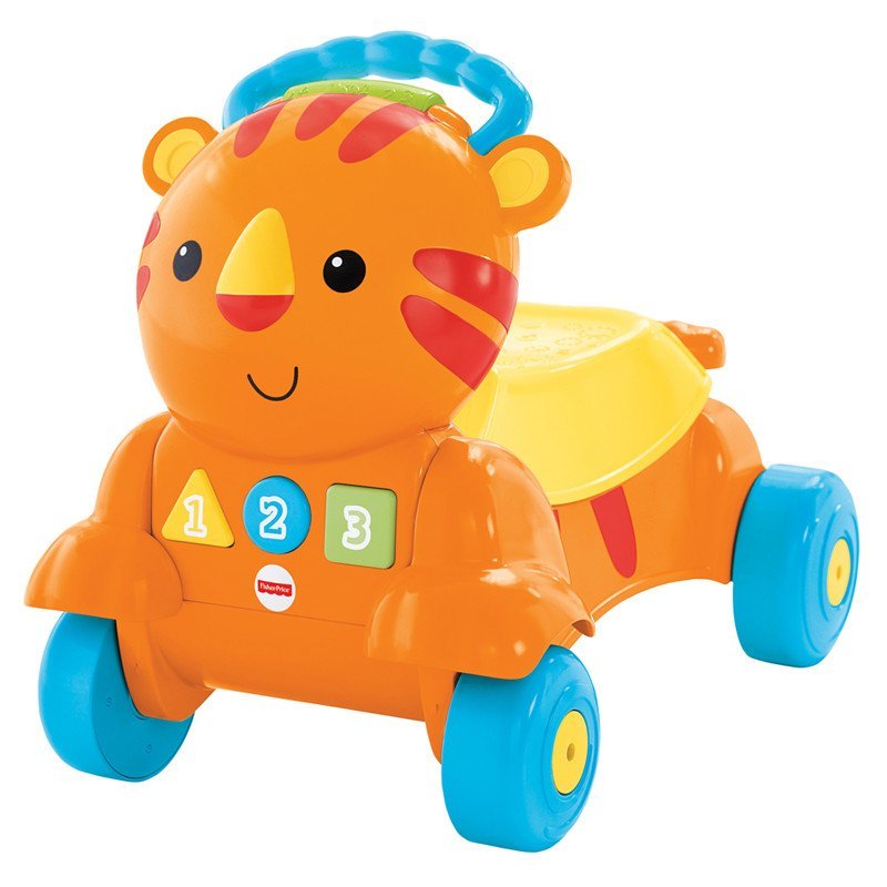 Fisher Price 费雪二合一老虎学步车（双语）CDC21