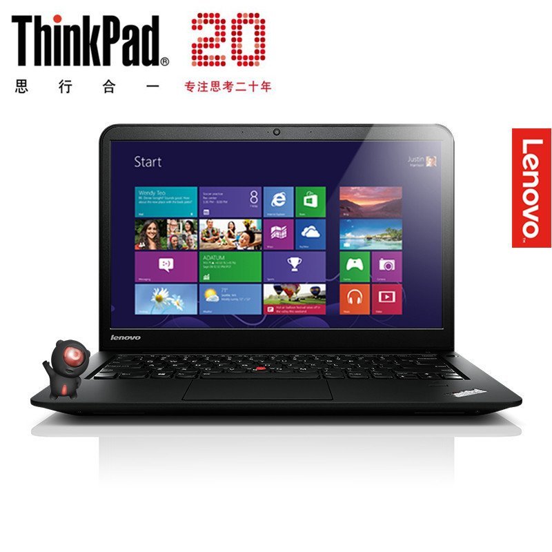 ThinkPad S3-20AYA06UCD 14英寸笔记本 i3-4030U/4G/500G+8G固态/2G/