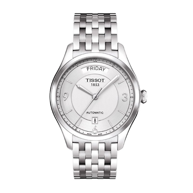 天梭TISSOT-唯意系列 T038.430.11.037.00 机械男表 银色