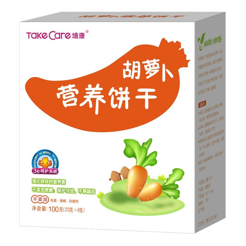 培康(TakeCare) 胡萝卜营养饼干100g
