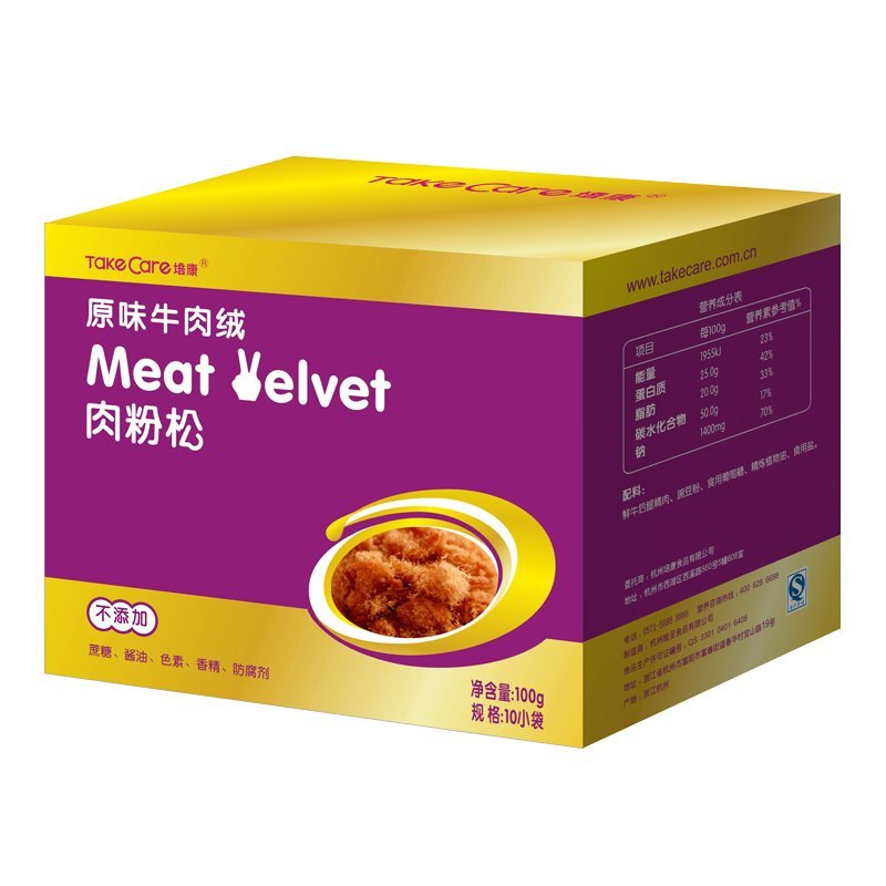 培康(TakeCare) 原味牛肉绒 肉粉松100g