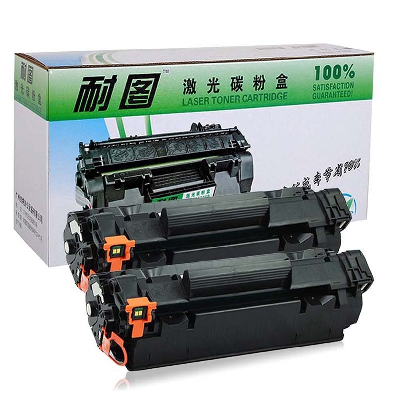 耐图 惠普78A硒鼓【双支装】适用HP M1530 M1537 M1538 1636DNF P1506 P1600墨盒 黑色
