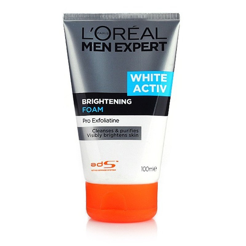 loreal 欧莱雅男士洗面奶 男士系列洗面奶 360度美白洁面膏100ml