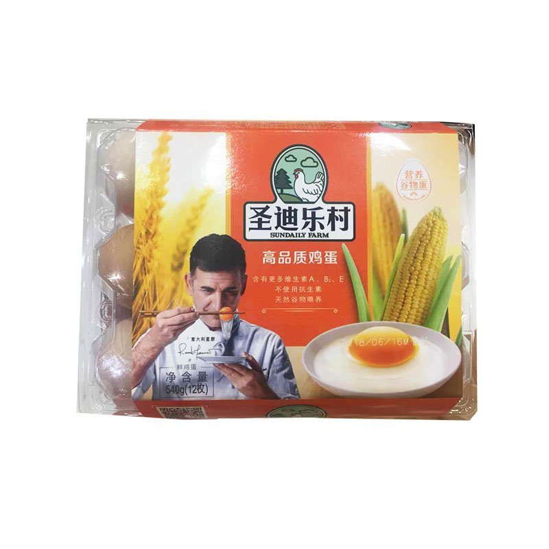 圣迪乐谷物蛋12枚