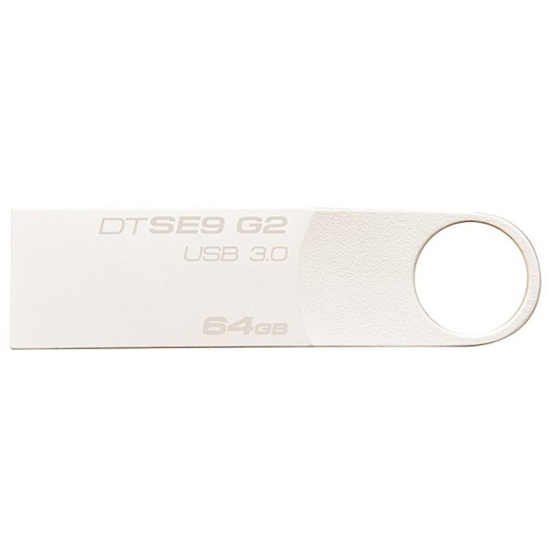 金士顿（Kingston）DTSE9G2 64GB USB3.0 U盘高速大容量金属不锈钢耐磨优盘64g闪存盘银色