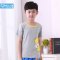 纳兰小猪童装2015男童韩版短袖T恤 110-160 160cm 蓝白条纹短袖