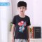 纳兰小猪童装2015男童韩版短袖T恤 110-160 140cm 桔色长尾猴短袖