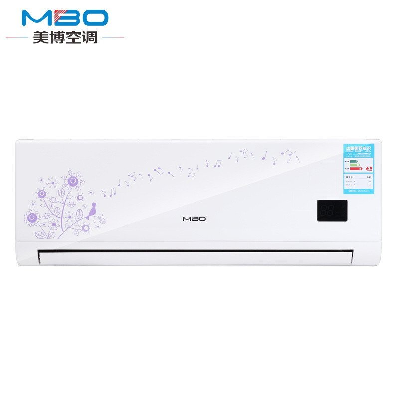MBO美博1.5匹挂壁式用冷暖定频家静音空调 爱情鸟 KFRD-35GW/S350(ZA)