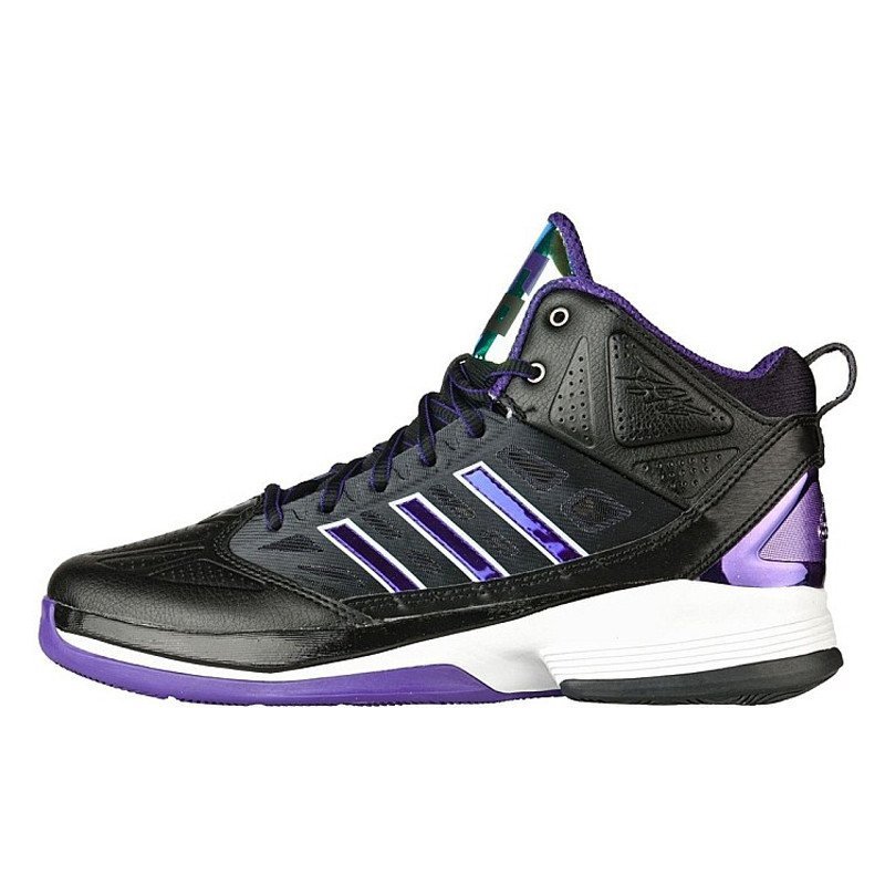 ADIDAS(阿迪达斯)男子运动高帮篮球鞋 G59718 紫色G59718 40.5码