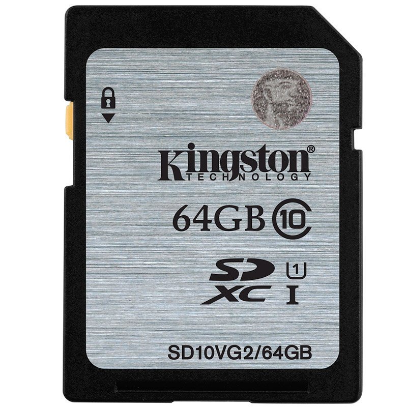 金士顿64G UHS-I Class10(读45M/S)SDXC存储卡/内存卡