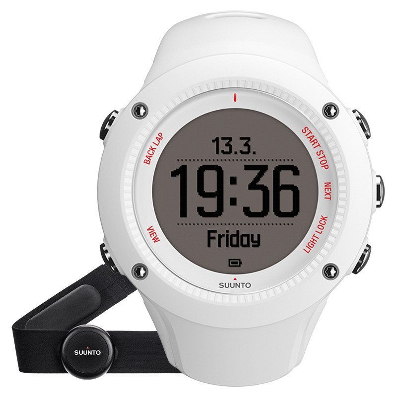 SUUNTO AMBIT3 RUN颂拓拓野3R纯白心率GPS跑步石英腕表