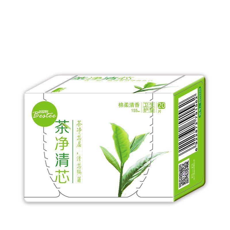 倍舒特茶净清芯护垫20片