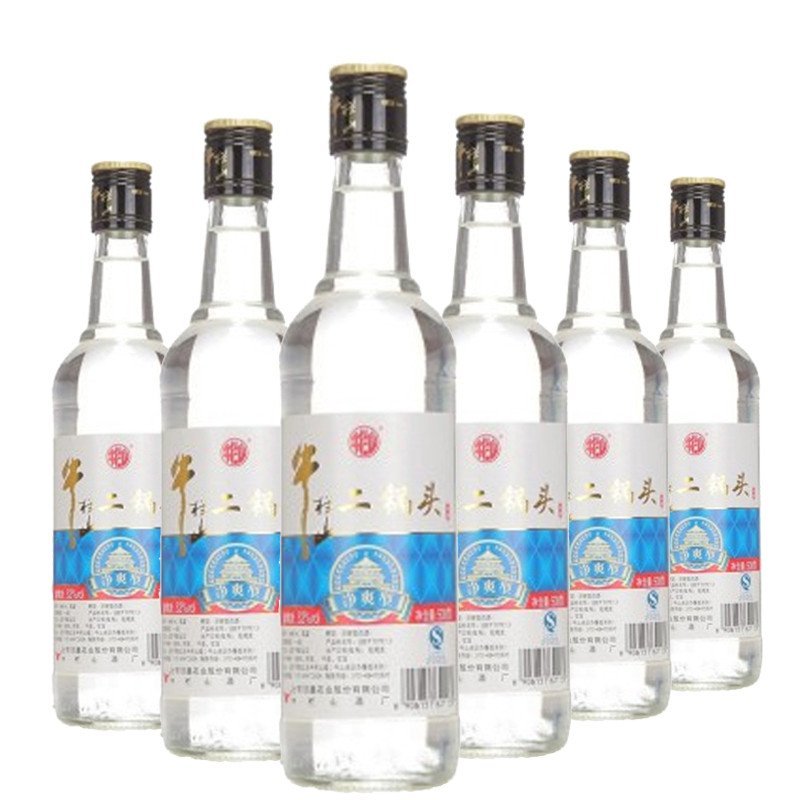牛栏山 二锅头 净爽 53度 500ml*12瓶 清香型白酒 整箱装