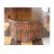 考米家居 燙金茶几 桦木+樱桃皮+樱桃皮拼花+皮浆皮烫金 棕色