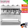 lecon/乐创洋博 8头商用双层煲仔饭机 智能定时煲仔炉全自动 8头锡纸煲仔炉