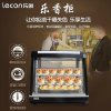 lecon/乐创洋博 LC-601三层台式电热保温柜 陈列展示柜商用不锈钢熟食品柜蛋糕蛋挞柜