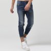 PLAYBOYJEANS 5114020 男士时尚破洞潮修身九分牛仔裤
