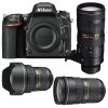 尼康(Nikon) D750（14-24+24-70G+70-200E）数码单反相机 三镜头套装 约2432万像素