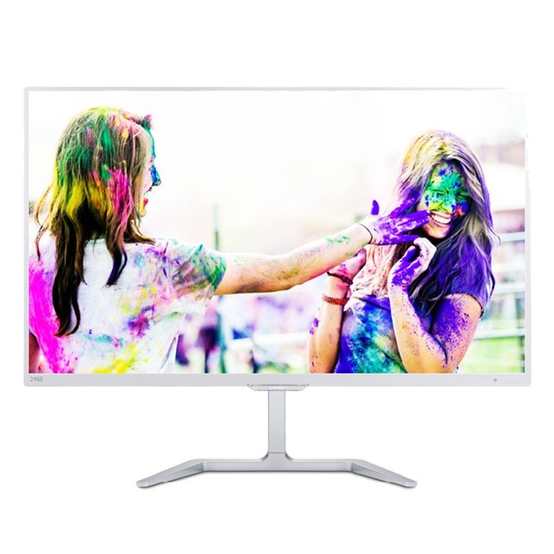 飞利浦（PHILIPS）246E7QSA 23.6英寸 PLS广色域 16:9全高清 智能调节 好色液晶电脑显示器