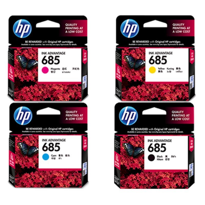 惠普（HP）685黑彩套装墨盒 适用机型3525 5525 6525 4615 4625 黑彩套装