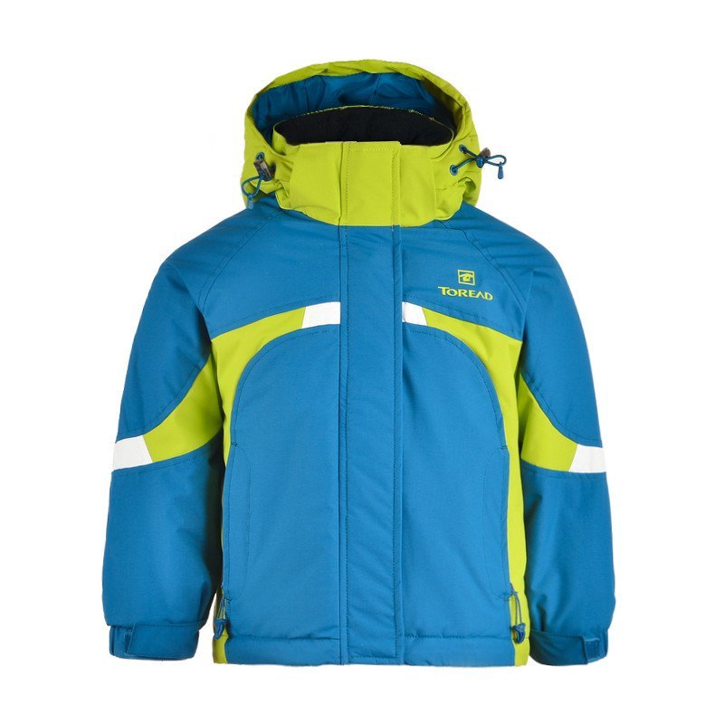 探路者男童小熊帽玩雪服TJCH71101 TIEF四重防水保暖 100 蔚蓝