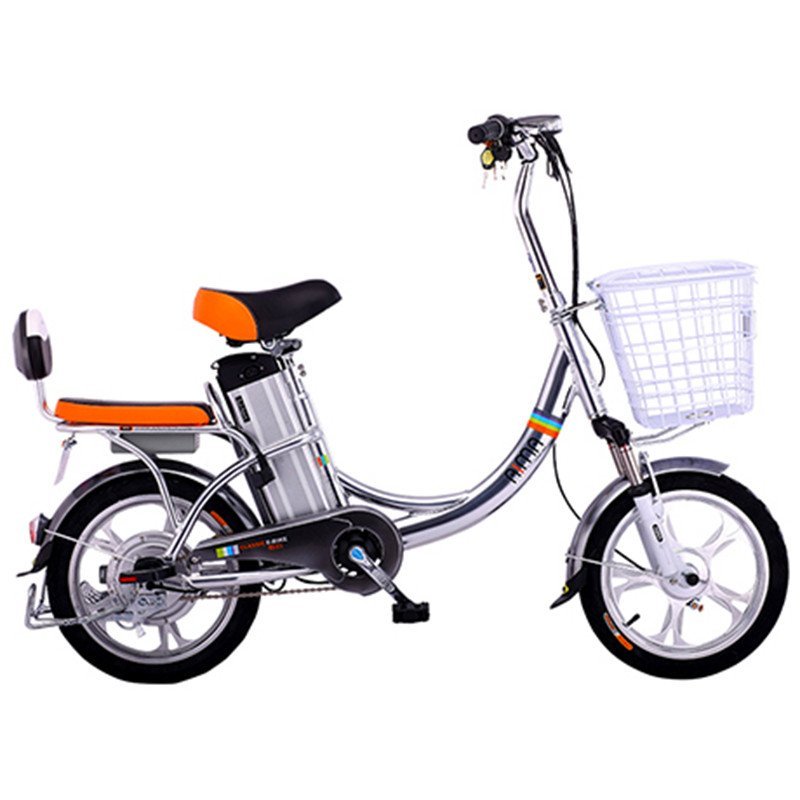 爱玛锂电电动车 铝合金车架 小鲜 48V10AH 三合一智能控制系统 玻璃灰/B抛/银