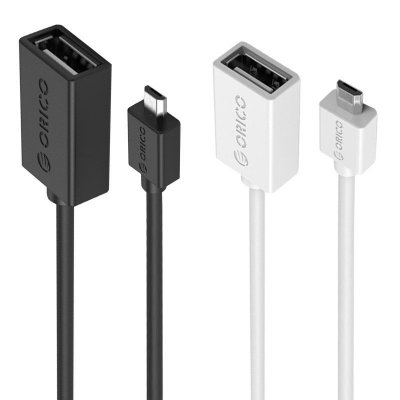 orico cor2-15 otg usb数据线 手机u盘连接线microusb转otg数据线