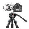 思锐SIRUI R4214X+VH15 碳纤维三脚架 旋钮式 三脚架套装 折合高度560mm 最大承重25KG