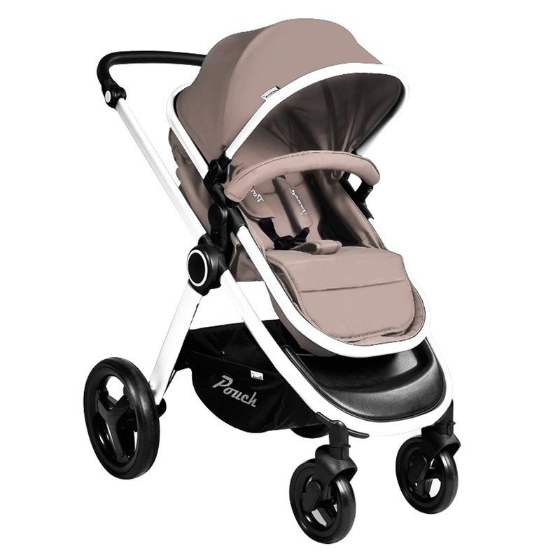pouch高景观婴儿手推车避震轻便宝宝婴儿车折叠可躺可坐 p70婴儿车