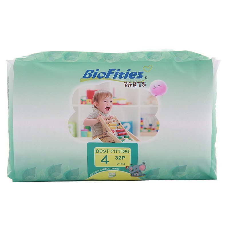 BioFities 自然天使系列拉拉裤 4号 (9-14公斤) 32片原装进口