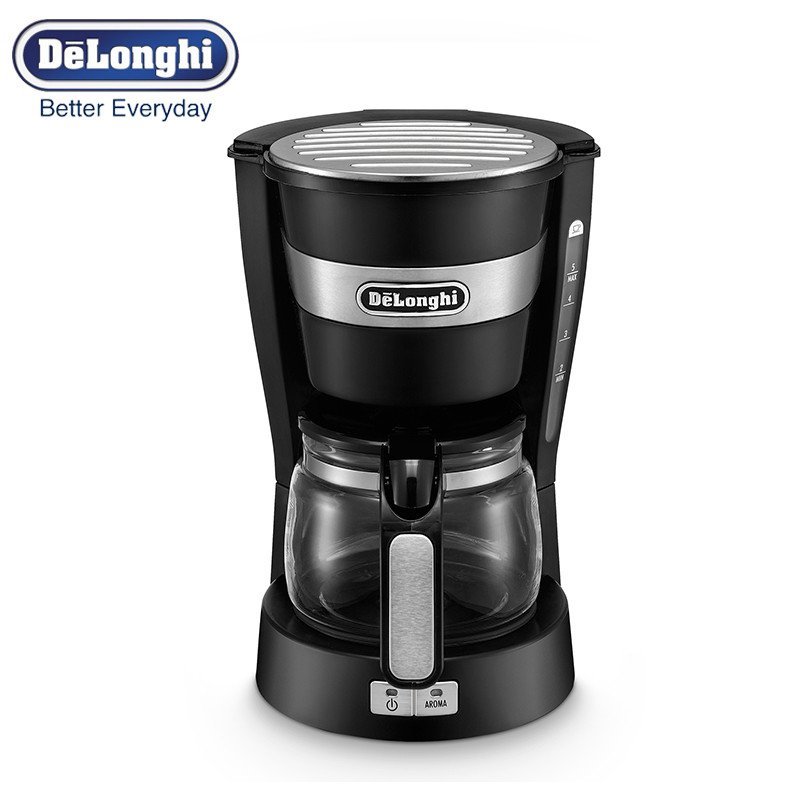 德龙(DeLonghi) ICM14011（黑色）滴滤式咖啡机 家用美式浓缩咖啡壶 泡茶机 大容量 正品行货 全国联保