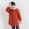 童装2015冬季新款男童休闲韩版棉服儿童纯色斜拉链连帽外套棉衣 160码（建议身高150左右） 藏青不加绒