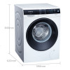 SIEMENS/西门子 XQG90-WM12U5600W 9公斤KG 大容量 全自动变频滚筒洗衣机 新内筒 洗的更净