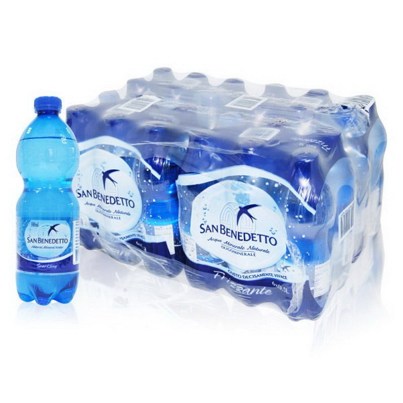 意大利圣碧涛天然矿泉水 含气500ml*24