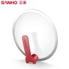 三禾炒锅不粘锅24cm可视可立钢化玻璃锅盖不锈钢锅盖