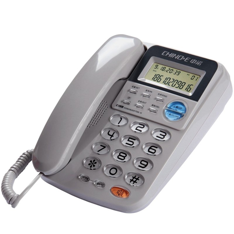 中诺(chino-e)电话机 c168 灰白色高清实拍图