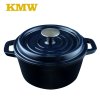 KMW珐琅铸铁锅具20cm加厚炖煮汤锅圆形